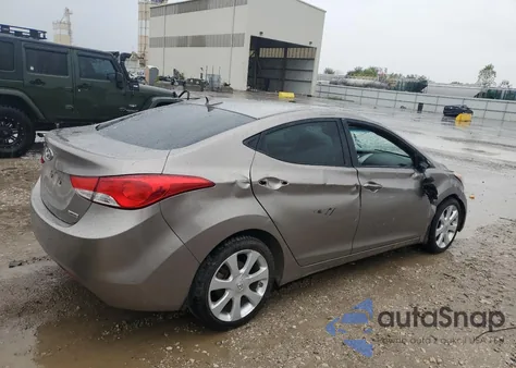 2013 Hyundai Elantra Gls from USA, damaged, VIN 5NPDH4AE9DH158843